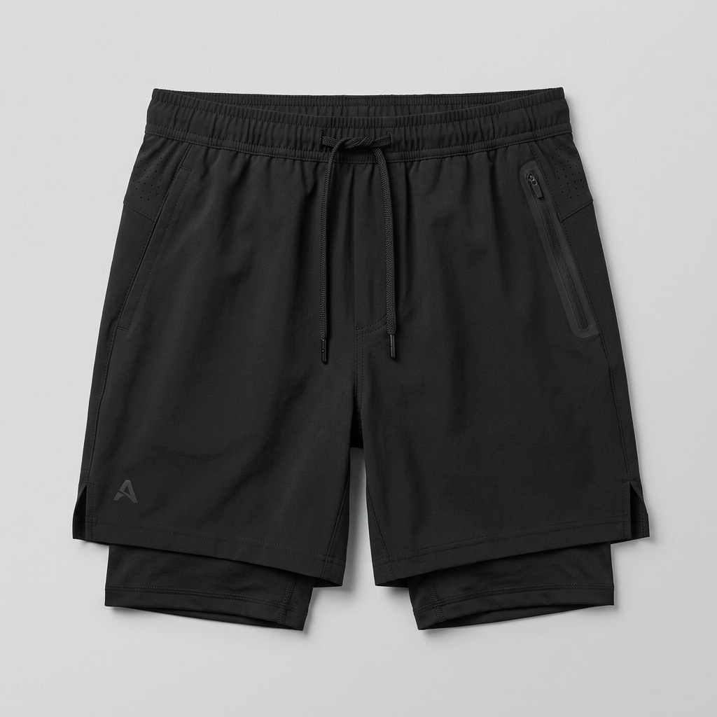 Kaylance 2-in-1 Pro Short - Pure Black
